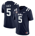 Kewan Lacy Ole Miss Rebels Jersey - Navy