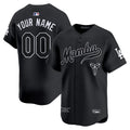 Custom Los Angeles Dodgers Kobe Honor Collection Jersey - Black
