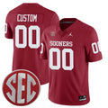 Custom Oklahoma Sooners Alumni Player Jersey - Crimson