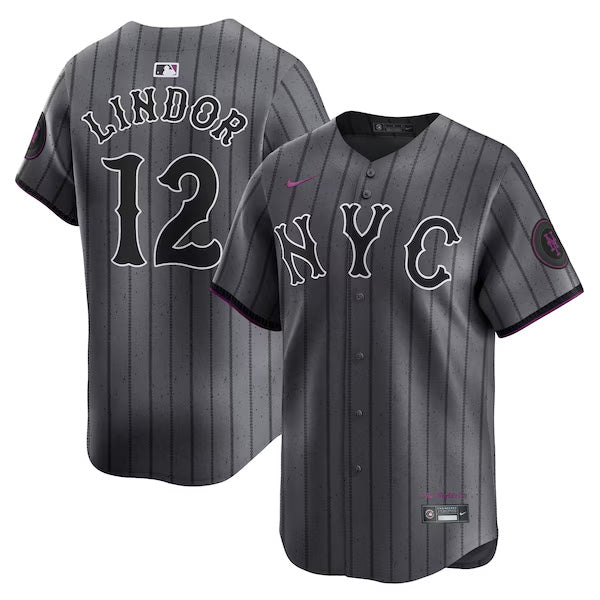 Francisco Lindor New York Mets City Connect Jersey – Gray