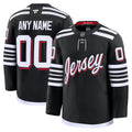 Custom New Jersey Devils Alternate Premium Jersey - Black