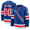 Custom New York Rangers Home Premium Jersey - Royal