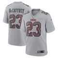 Christian McCaffrey San Francisco 49ers Atmosphere Jersey - Gray