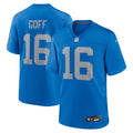 Jared Goff Detroit Lions Alternate Game Jersey - Blue