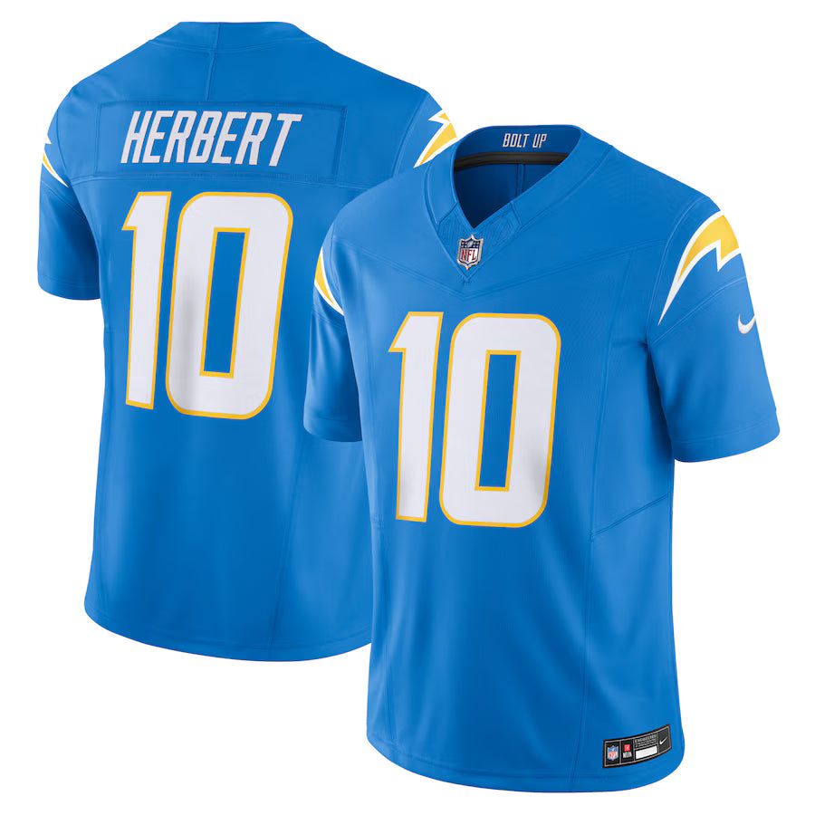 Justin Herbert Los Angeles Chargers Jersey - Powder Blue