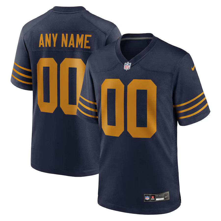 Custom Green Bay Packers The 1923 Classic Game Jersey - Navy