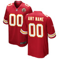 Custom Kansas City Chiefs Jersey - Red