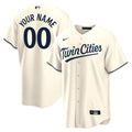 Custom Minnesota Twins Alternate Jersey - Cream